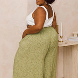 Women's Plus Size Rayon Pants - Embrace Wildflower Grace with Maya Pants