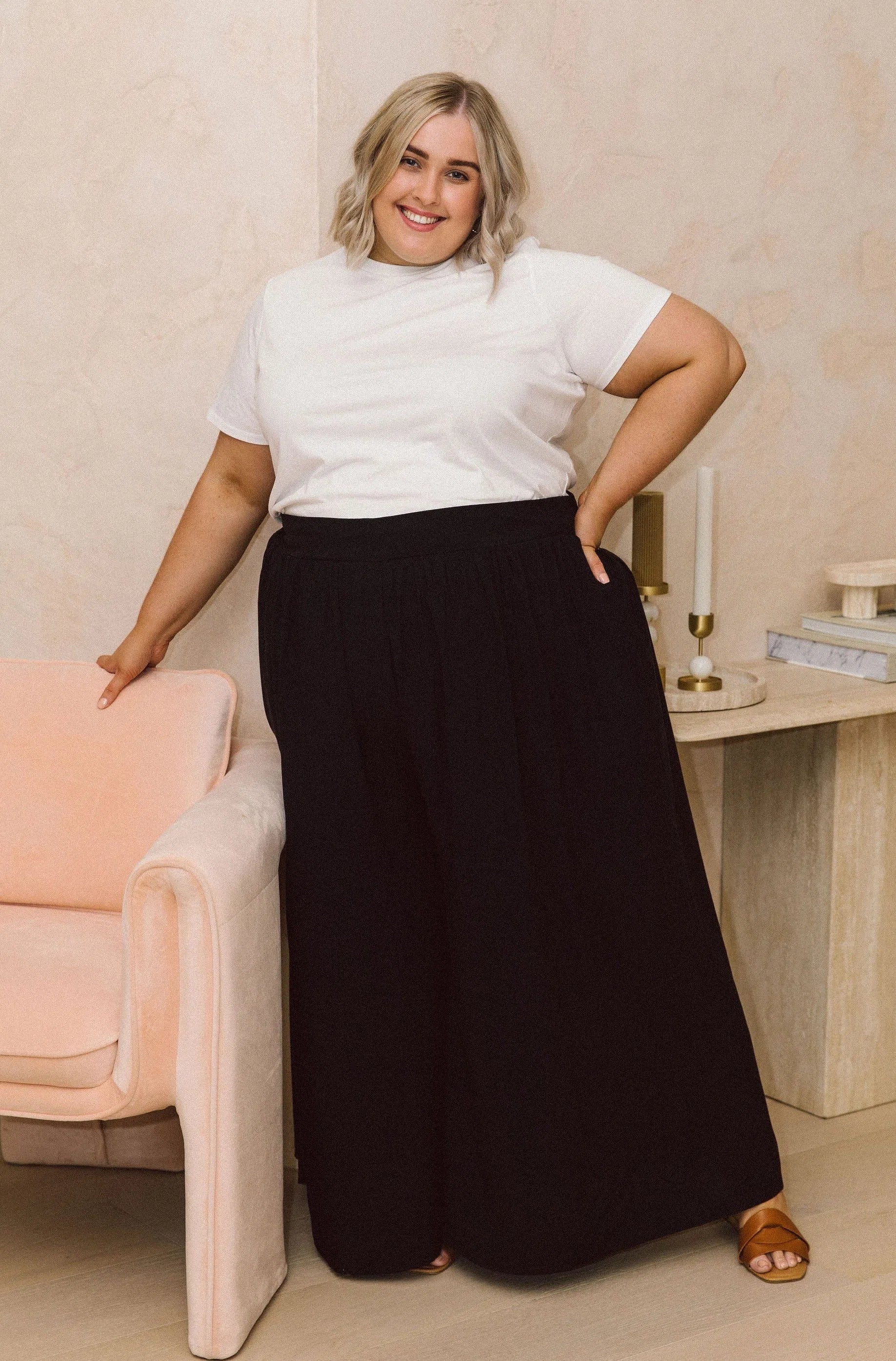 Women's Plus Size Black Pants - Discover Elegance with Maya Pants