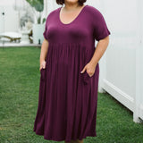 Ashleigh Dress - Berry