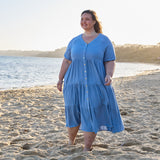 Melissa Dress - Dusty Blue