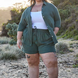 Reese Shirt & Romy Shorts Set - Forest