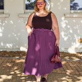 Indiana Skirt - Plum