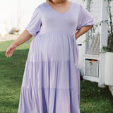 Buy Plus Size Dresses - Elevate Your Style with Harlow Dress - Lilac