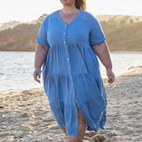 Melissa Dress - Dusty Blue