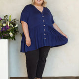 Murphy Top - Navy