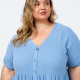 Melissa Dress - Dusty Blue