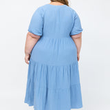 Melissa Dress - Dusty Blue