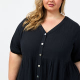 Melissa Dress - Washed Black