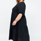 Melissa Dress - Washed Black
