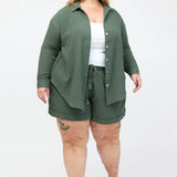 Reese Shirt & Romy Shorts Set - Forest