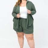 Reese Shirt & Romy Shorts Set - Forest
