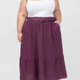 Indiana Skirt - Plum