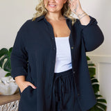 Reese Shirt & Romy Shorts Set - Washed Black