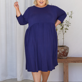 April Dress - Navy