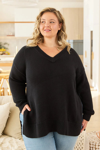 Billy Knit Jumper Black – Peach The Label - Main Image