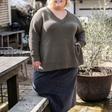 Billy Knit Jumper - Olive