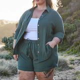Reese Shirt & Romy Shorts Set - Forest