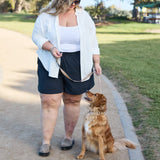 Reese Shirt - Off White & Romy Shorts - Washed Black