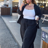 Reese Shirt & Lola Pants Set - Washed Black