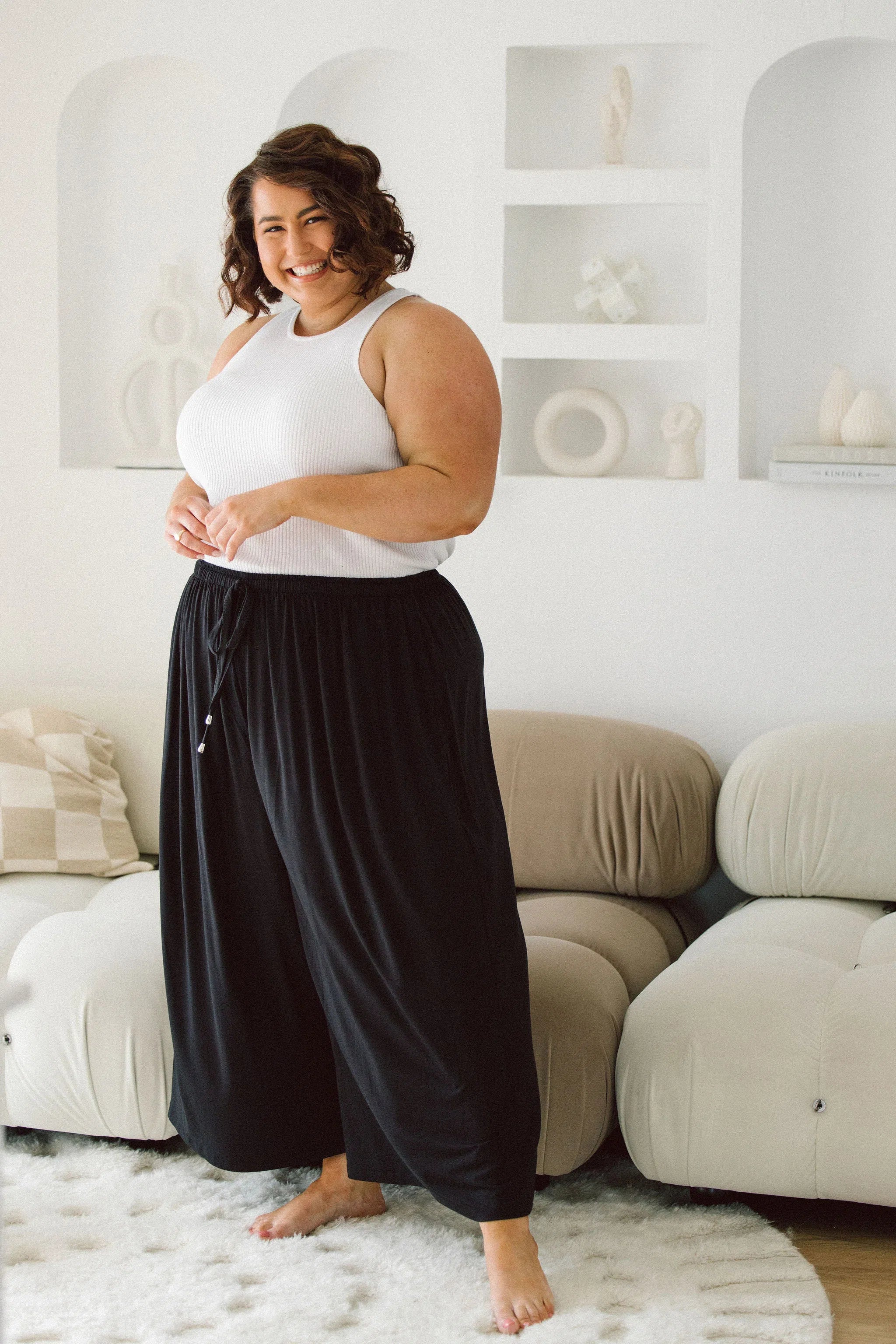 Stylish Black Plus Size Pants - Darcy Pants for Women