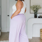 Lilac Plus Size Pants - Peach The Label Womens Curvy Fashion