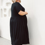 Stylish Black Colored Plus Size Dress - Ashleigh Dress for Women