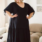 Stylish Black Plus Size Dress - Harlow Dress for Women