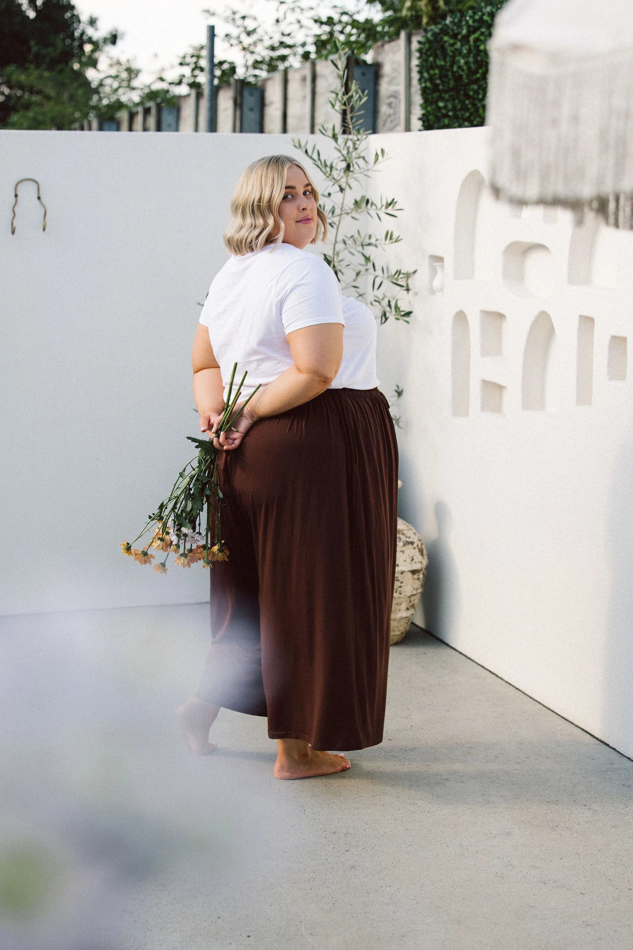 Stylish Chocolate Plus Size Pants - Darcy Pants for Women