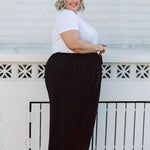Peach The Label Designer Plus Size Pants - Darcy Pants in Black for Curvy Women
