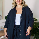 Reese Shirt & Romy Shorts Set - Washed Black